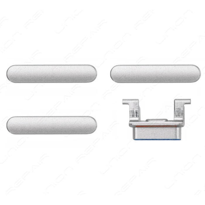 Side Key iPhone 8, 8 Plus, SET, Silver