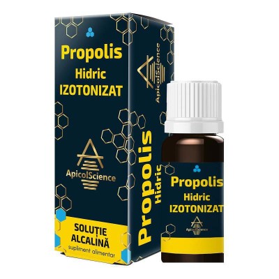 Solutie Alcalina Propolis Hidric Izotonizat 30 mililitri ApicolScience foto