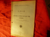 Lege pt.Infiintarea Academiilor de Inalte Studii Agronomice 1929 , 12 pag