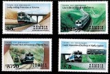 Zambia 1986 - Trenuri, cai ferate, serie neuzata