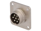 Conector M16 Soclu Tată Lipire 7P IP65/IP67