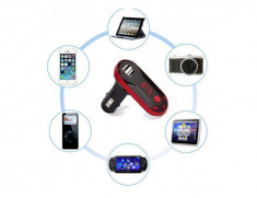 Modulator auto FM cu functie de incarcare si bluetooth foto