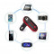 Modulator auto FM cu functie de incarcare si bluetooth