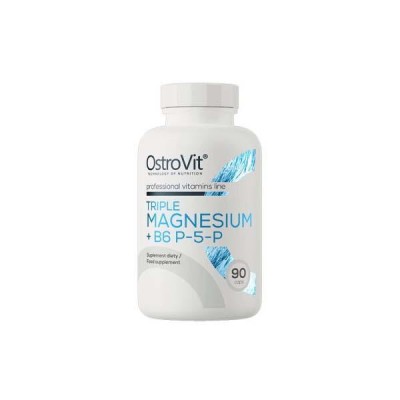 Triple Magnesium cu B6 90 capsule Ostrovit foto