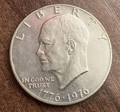 C50 - Moneda foarte veche - America - 1 dollar - litera S - omagial - 1976