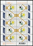 Olanda (Tarile de Jos) 2007 - Europa CEPT, coala mica 5 serii dantelate, MNH,Mi.2512-2513Kb.., cota 16