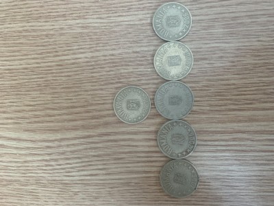 Vand moneda 50 bani 2005 foto
