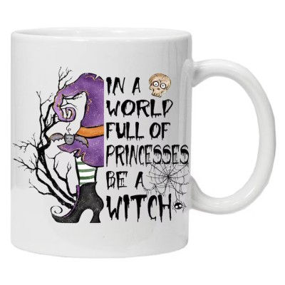 Cana alba personalizata halloween model 4, INOVATIX&amp;reg;️. 330ml foto