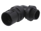 Conectori &icirc;n unghi 90&deg; poliamidă pentru trese