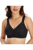 Sutien Lemorosy cu acoperire completă, fără bureți, fără s&acirc;rmă, model minimizator, pentru femei, mărimi plus, confort și dublă susținere pentru bust m