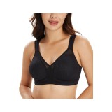 Sutien Lemorosy cu acoperire completă, fără bureți, fără s&acirc;rmă, model minimizator, pentru femei, mărimi plus, confort și dublă susținere pentru bust m