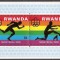 RWANDA 1976 SPORT J.O. DE VARA ( colita dantelata ) MNH