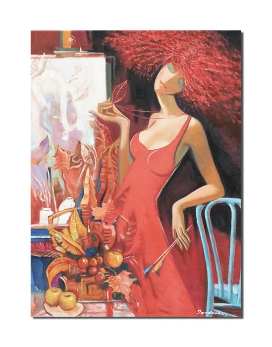 Tablolu pictat manual, Inspiratie, 80x60cm pictura ulei pe panza, gata de expus pe perete