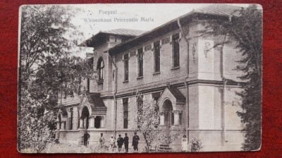 Focsani-1923-Orf. Printesa Maria-C.P.circ.-perf.-RARA foto