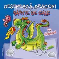 Deseneaza dragoni cu hartie de calc foto