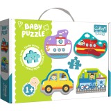 Puzzle Trefl Baby Clasic Vehicule Pentru Transport 8 Piese