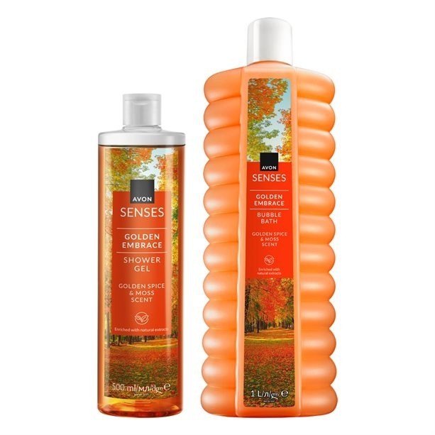 Set Senses Golden Embrace &ndash; răsfăț auriu și armonie senzorială 🍂✨