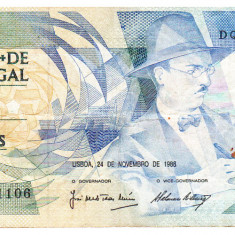 Portugalia 100 Escudos 24.11.1988 Seria DQX0011106