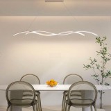 Lustra LED cu telecomanda STUDIO JELENA, 35W, lumina Rece/Calda/Neutra, Dimabila, Alb