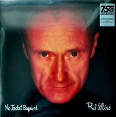 Phil Collins No Jacket Required Crystal Clear LP reissue (vinyl) foto