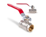 Robinet cu bila 1/2" WW DN15 cu garnitura de etansare, Geko G70226