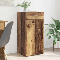 vidaXL Bufet cu sertar Lemn vechi 42.5 x 40 x 93 cm Lemn compozit