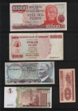 Set 5 bancnote de prin lume adunate (cele din imagini) #3