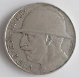 Moneda Italia - 20 Lire 1928 - Argint - Rara, Europa