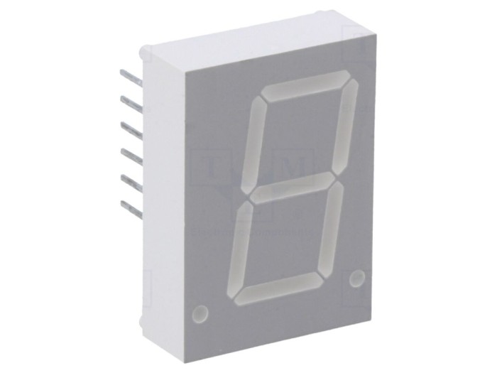 Afişaj LED 7 Segmente Roșu 20mm