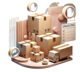 Pachet Mutare Complet &ndash; Cutii Diverse Dimensiuni, Bandă Adezivă și Etichete