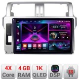 Navigatie Toyota Landcruiser J150 Prado 2014-2017 A-065 4+64 InCell Display 1K Android Waze USB Navigatie Internet Youtube Radio CarStore Technology