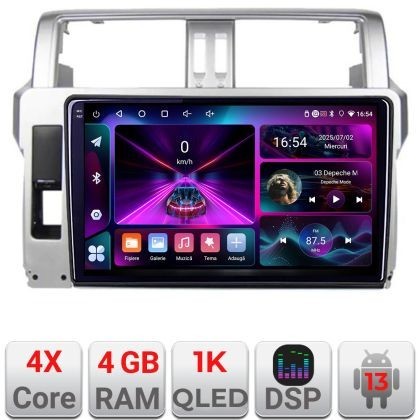 Navigatie Toyota Landcruiser J150 Prado 2014-2017 A-065 4+64 InCell Display 1K Android Waze USB Navigatie Internet Youtube Radio CarStore Technology