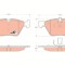 TRW GDB1559 COTEC set placute frana,frana disc