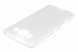 Husa silicon transparenta (cu spate mat) pentru Microsoft Lumia 950