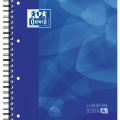 Caiet Cu Spirala A4+, Oxford School Projectbook, 4cul X30 File-90g/mp, Scribzee, Coperta Pp-dictando