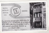 bnk cp Felicitare 30 Decembrie si Anul Nou 1981 Trustul Instalatii Montaje iasi