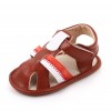 Sandalute maro cu barete pentru baietei (Marime Disponibila: 3-6 luni (Marimea, Superbaby