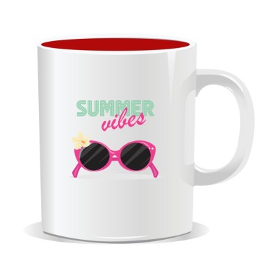 Cana personalizata cu mesaje de vara, Summer Vibes 6 foto
