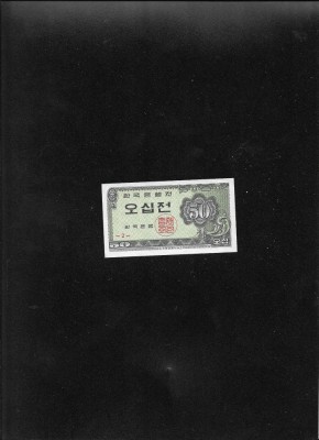 Coreea de Sud 50 jeon 1962 seria/block 2 unc foto