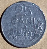 ROMANIA 25 BANI 1982 MONEDA ALUMINIU / p