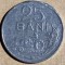 ROMANIA 25 BANI 1982 MONEDA ALUMINIU / p