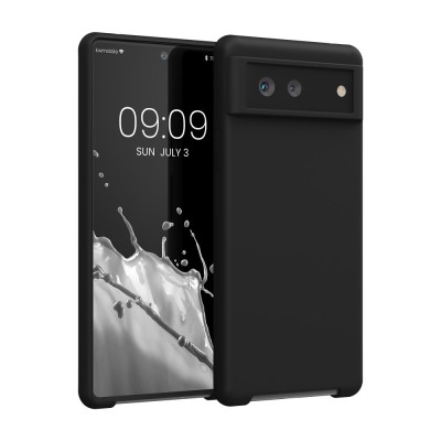 Husa pentru Google Pixel 6, Silicon, Negru, 55480.01, kwmobile foto
