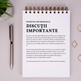 Carnet - Discutii importante | WonderStore