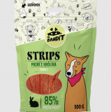 Recompense pentru caini Mr. Bandit STRIPS, iepure, 500 g AnimaPet MegaFood