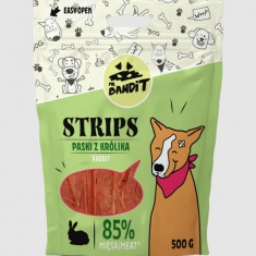 Recompense pentru caini Mr. Bandit STRIPS, iepure, 500 g AnimaPet MegaFood