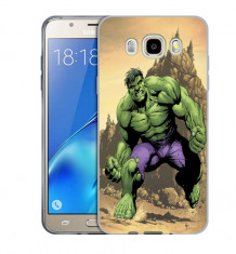 Husa Samsung Galaxy J5 2016 J510 Silicon Gel Tpu Model The Hulk foto