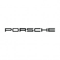 Sticker Porsche Negru 15X10.3CM foto