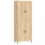 Cumpara ieftin Dulap inalt, stejar sonoma, 69,5x34x180 cm, lemn compozit