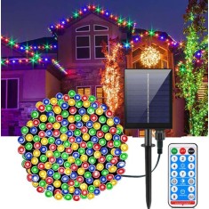 BZRSH Instalatie Solara Craciun 45m 450 LED Multicolor Telecomanda 8 Moduri IP44