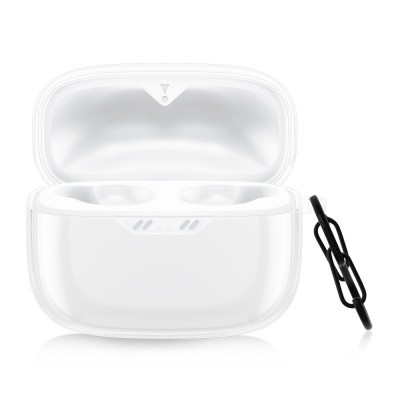 Husa Casti Kwmobile pentru JBL Tune 130 NC TWS, Transparent, Silicon, KWM000025FC001C foto
